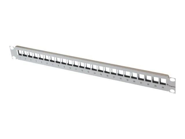 Telegärtner Karl Gärtner Telegärtner - Frontabdeckung - Grau, RAL 7035 - 1U - 48.3 cm (19")