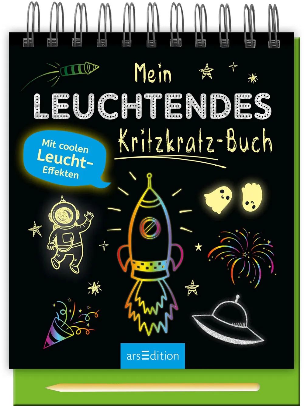 Ars Edition GmbH Mein leuchtendes Kritzkratz Buch