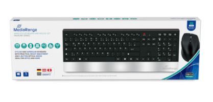 MediaRange Wireless Keyboard + Mouse Set