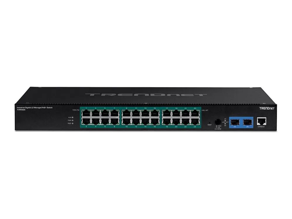 TRENDnet TI-RP262I - Industrial - Switch - managed - 24 x 10/100/1000 (PoE+)