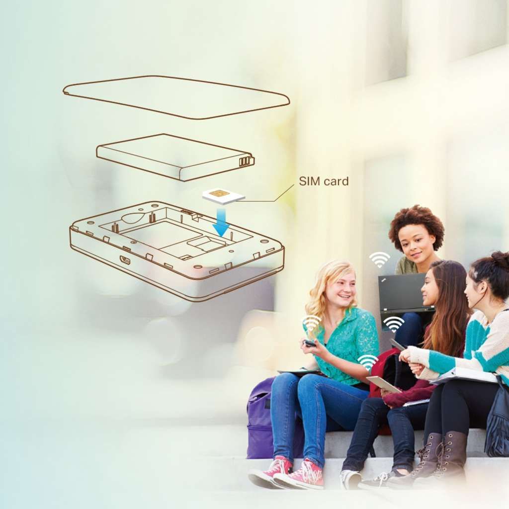 TP-LINK M7350 - Mobiler Hotspot - 4G LTE - 150 Mbps