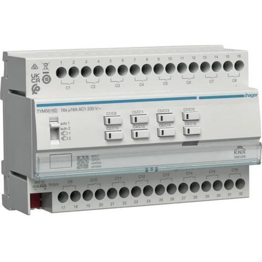 Hager KNX SCHALT/JALOUSIEAKT.16/8F. / HAGERS TYMS616D HTYMS616D