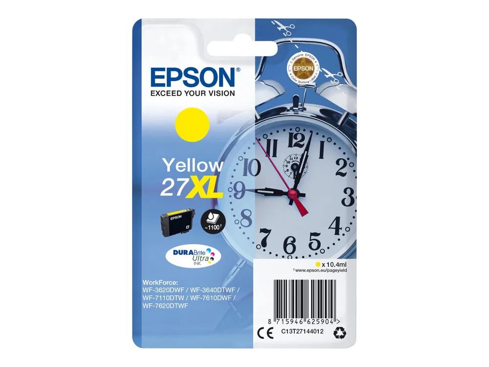 Epson 27XL - XL - Gelb - original - Blister mit