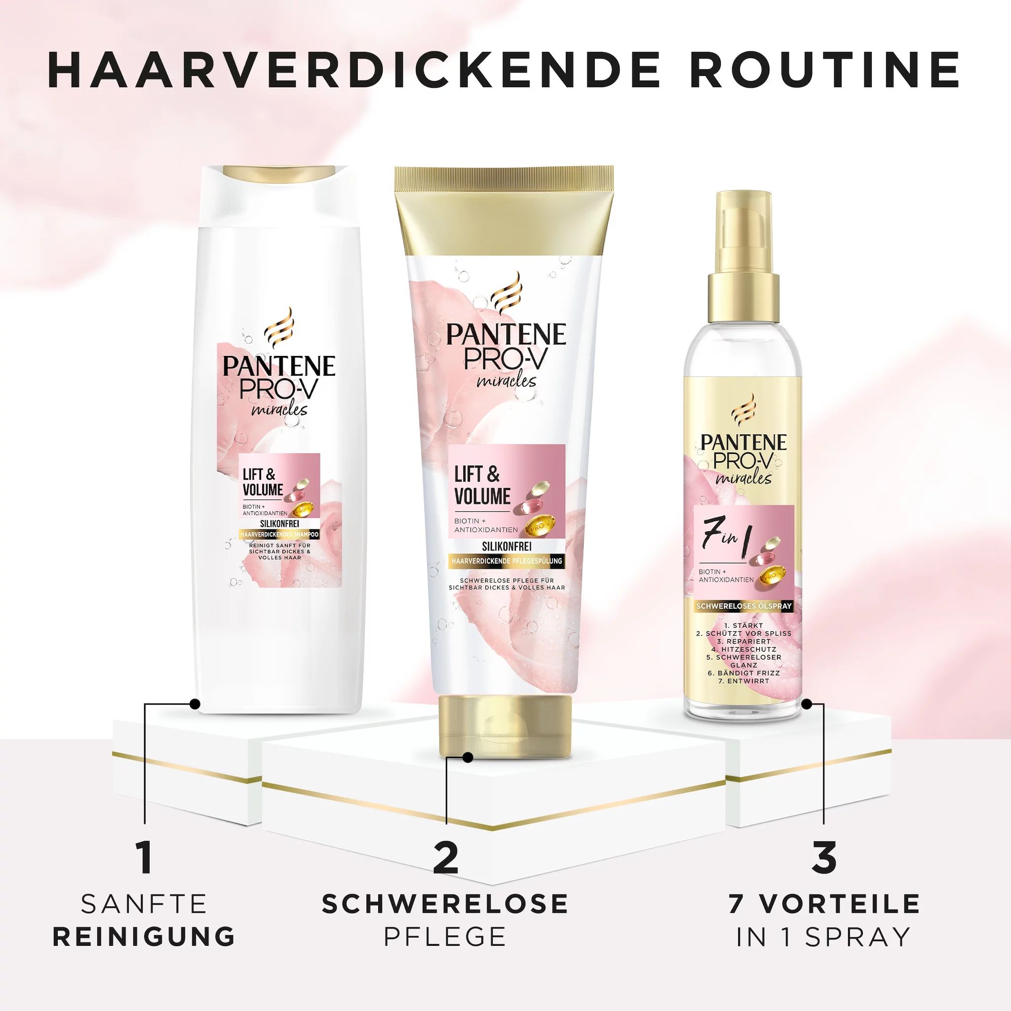 Pantene Pro-V Miracles 7in1 Schwereloses Haaröl-Spray*