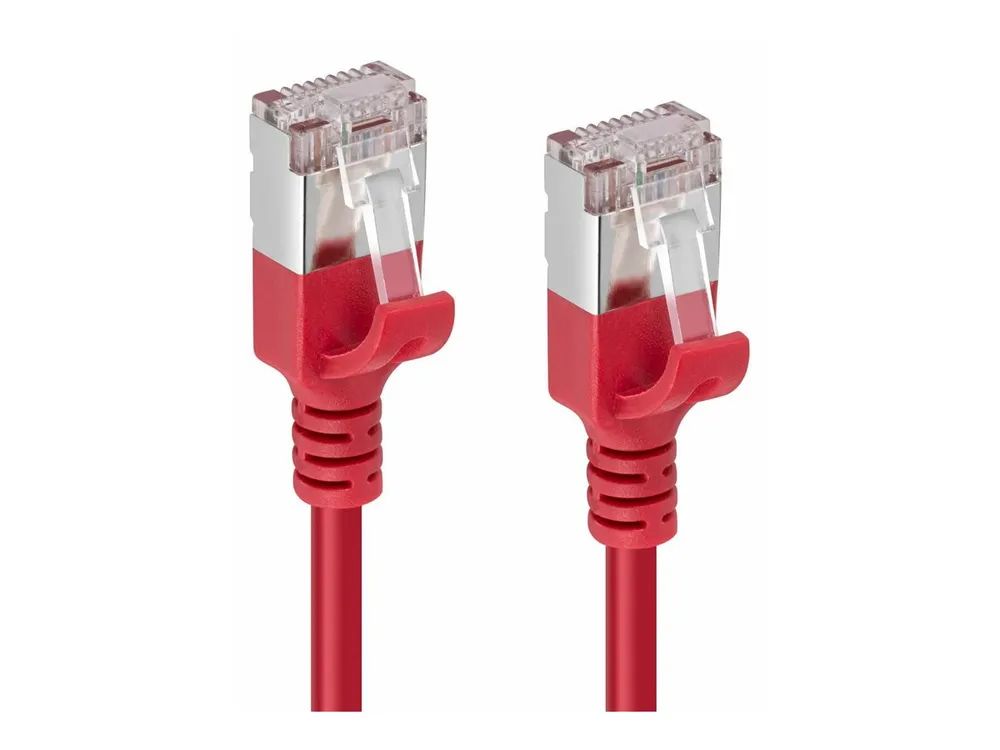 MicroConnect Netzwerkkabel - RJ-45 (M) zu RJ-45 (M) 50cm rot