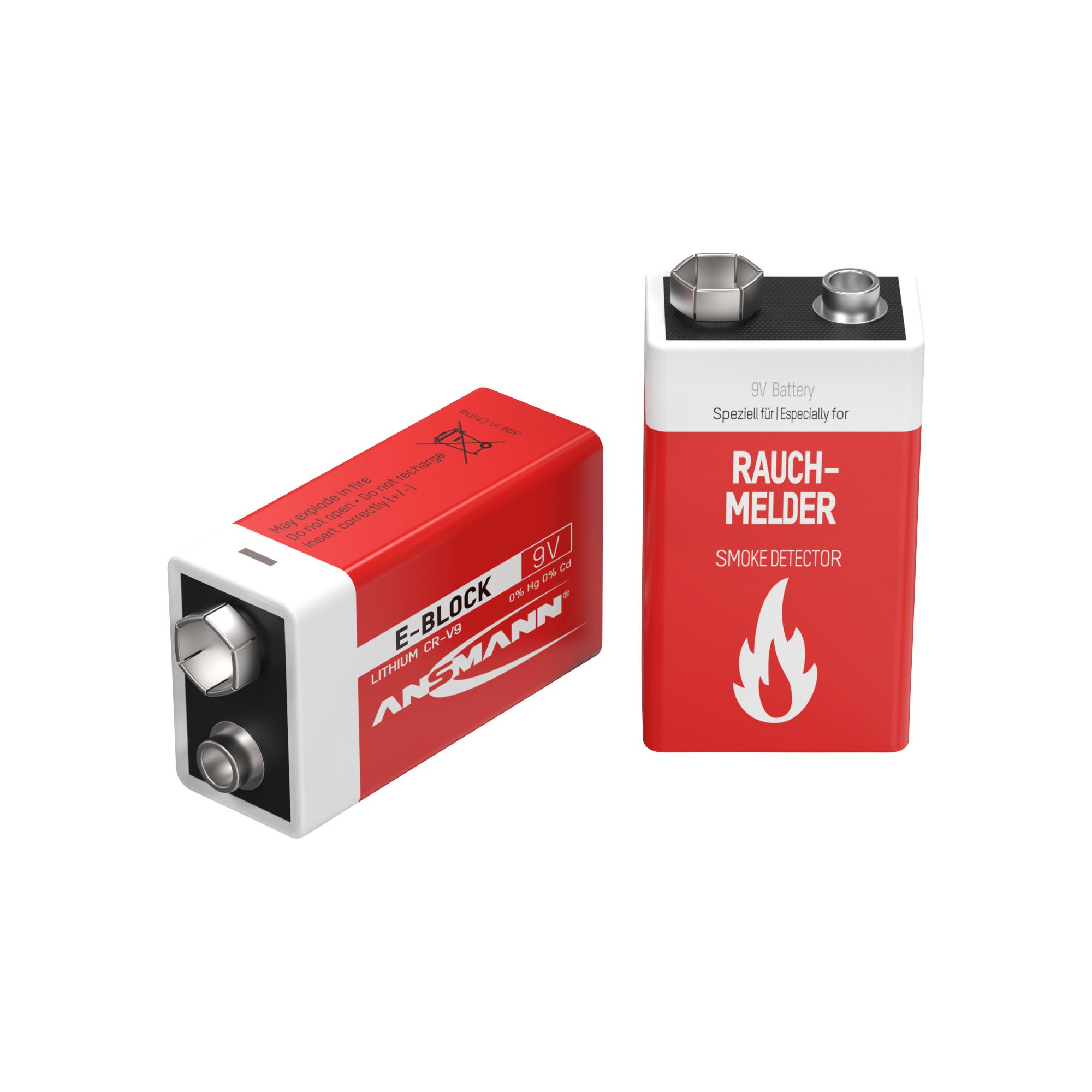 Ansmann Batterie 9V - Li - Rot