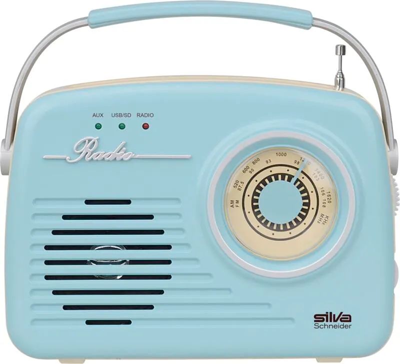 Silva Schneider PORTABLE RADIO RETRO / SIL-SC MONO 1965 BLAU 243016