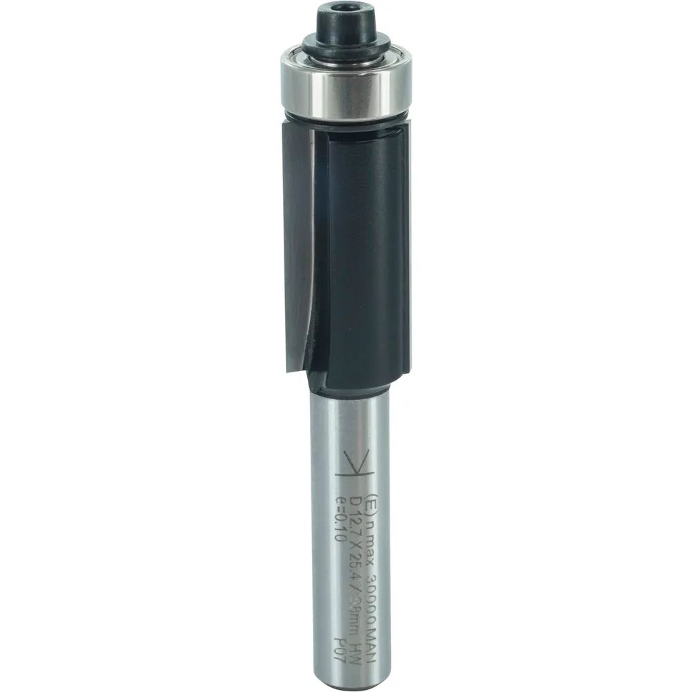 ENT Bündigfräser HW 12 x 25 mm mit Kugellager unten