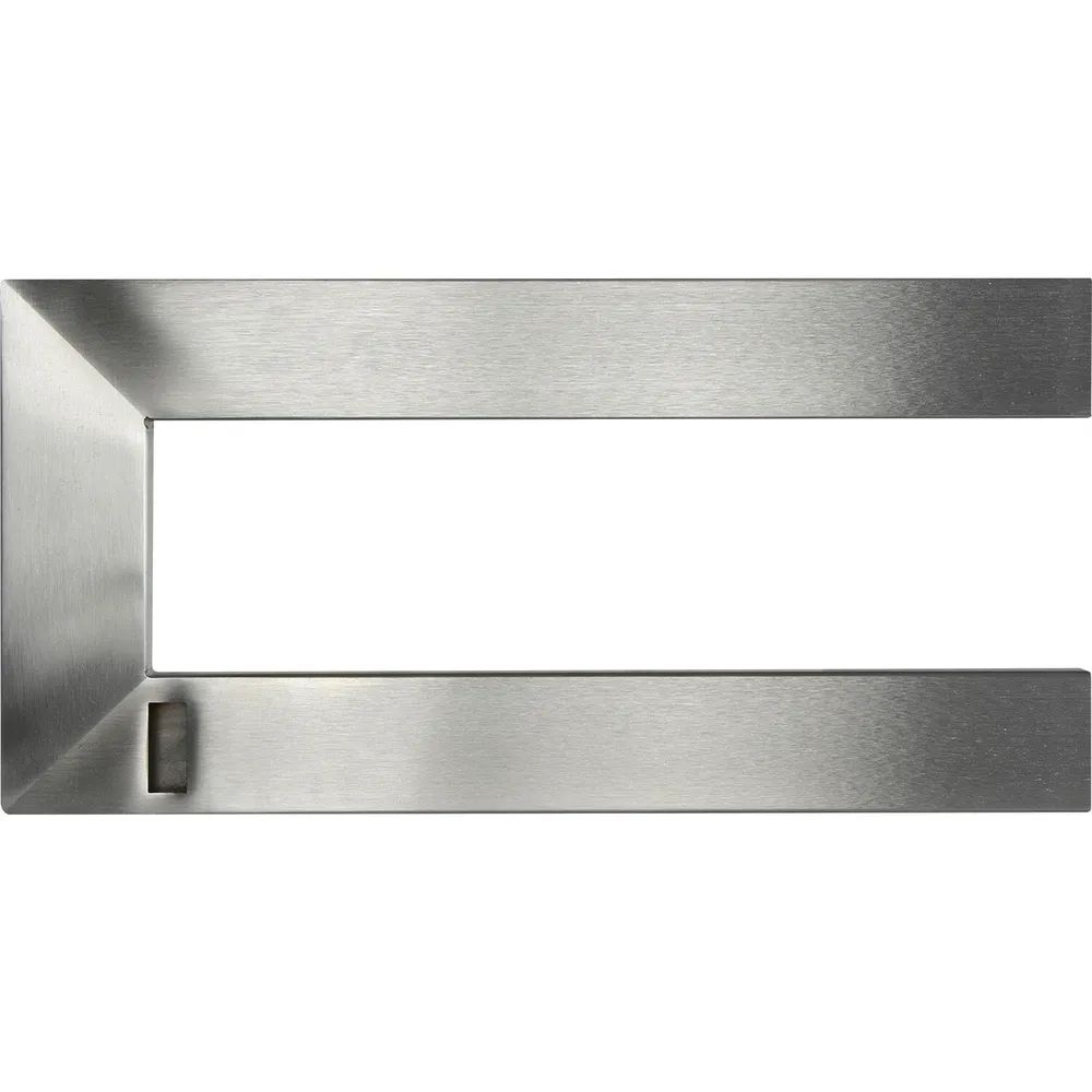 Simausrom Nano Garderobenbügel links, B:300mm, H:150mm Edelstahl gebürstet