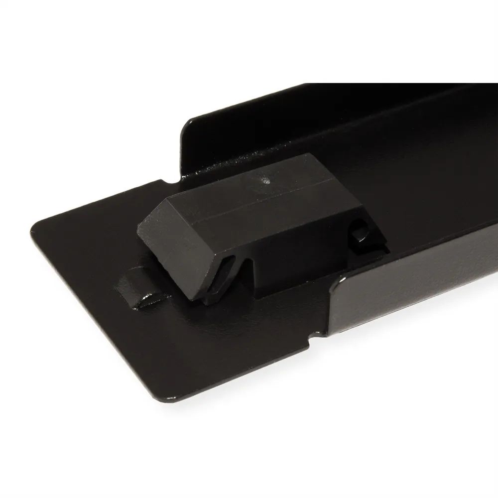 ROLINE 19-Zoll-Blindplatte Snap-in, 1 HE, schwarz
