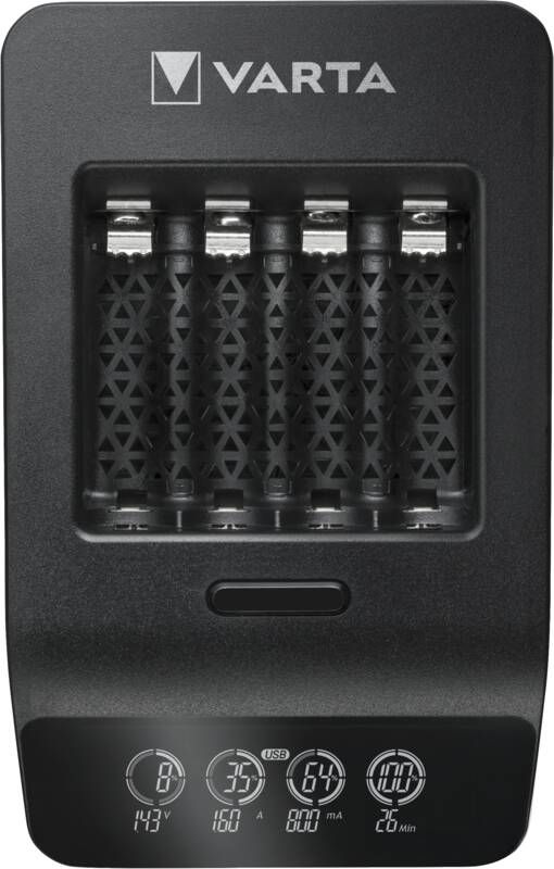 Varta Tisch-Ladegerät LCD Smart 4x AA 56706 2100mAh