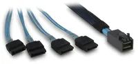 Inter-Tech Kabel Sff 8643 - 4x Sata Crossover - Kabel - Digital/Daten
