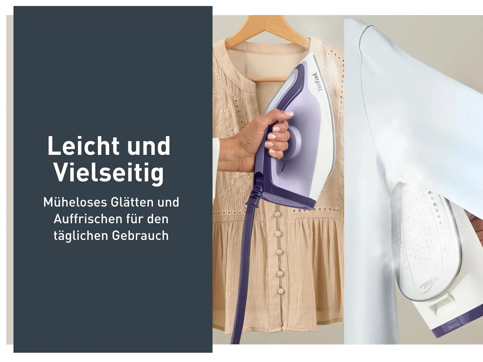 Tefal SV6211 Dampfbügelstation Power Pro Compact 200 - Lila