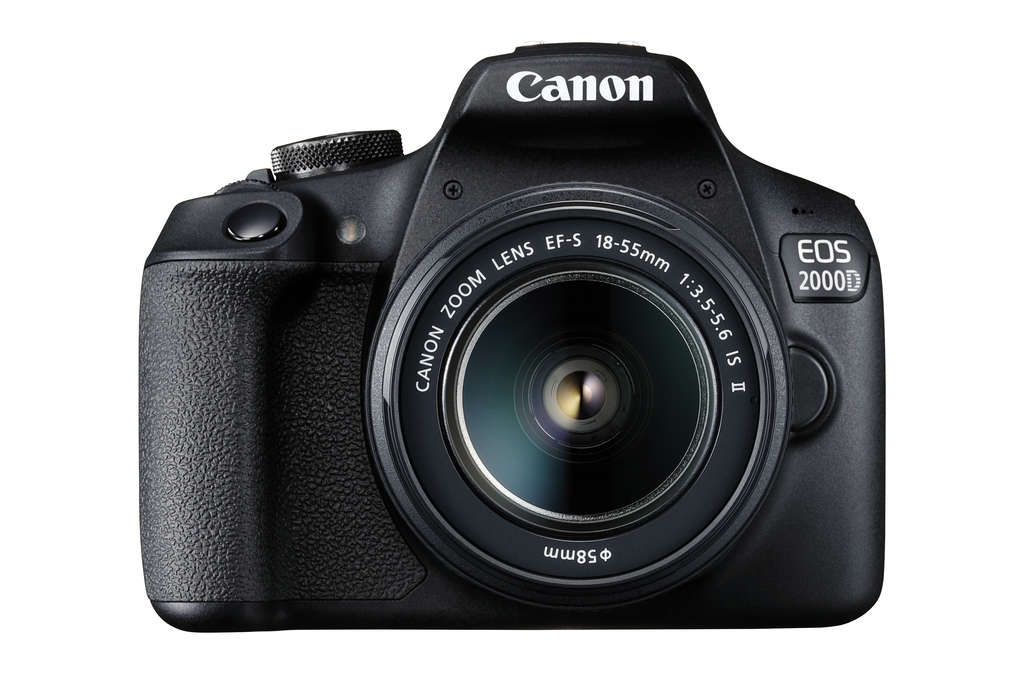 Canon EOS 2000D schwarz mit Objektiv (2728C003)