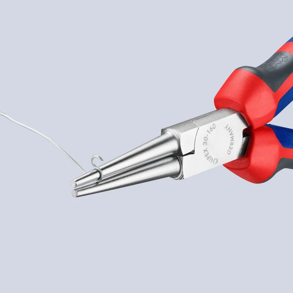 KNIPEX Langbeckzange mit Comfort-Griffen verchromt 160 mm