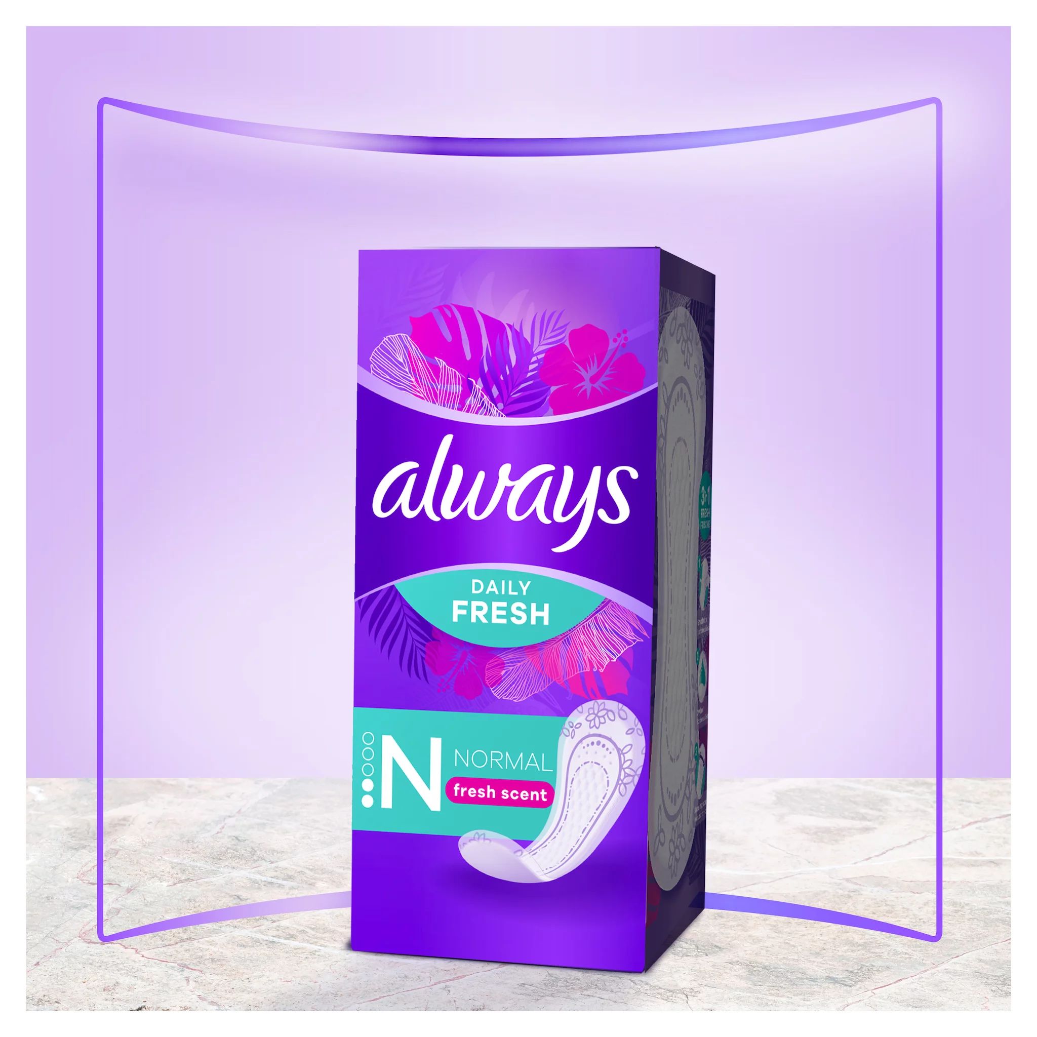 always Daily Fresh Normal mit Frischeduft,56Stk.