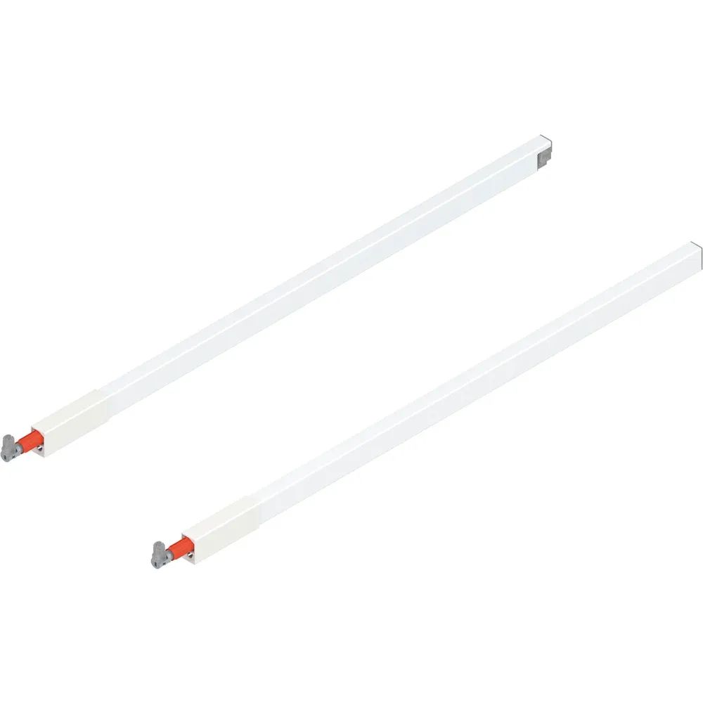 BLUM TANDEMBOX antaro Längsreling Set, NL 650, Seidenweiß