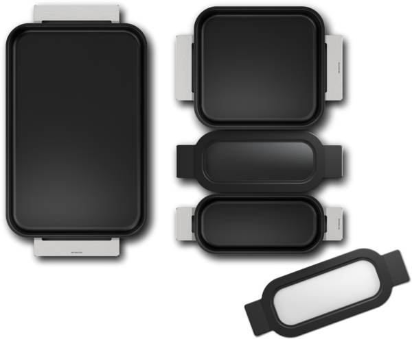 Bosch HEZ9FF040 Flex Pfannen-Set, 4-teilig