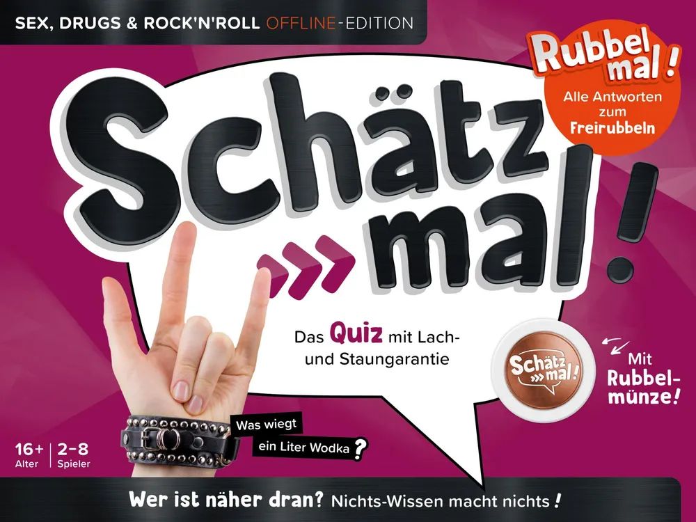 Naumann & Göbel Verlagsgesellschaft Schätz mal! Sex, Drugs & Rock'n'Roll Off