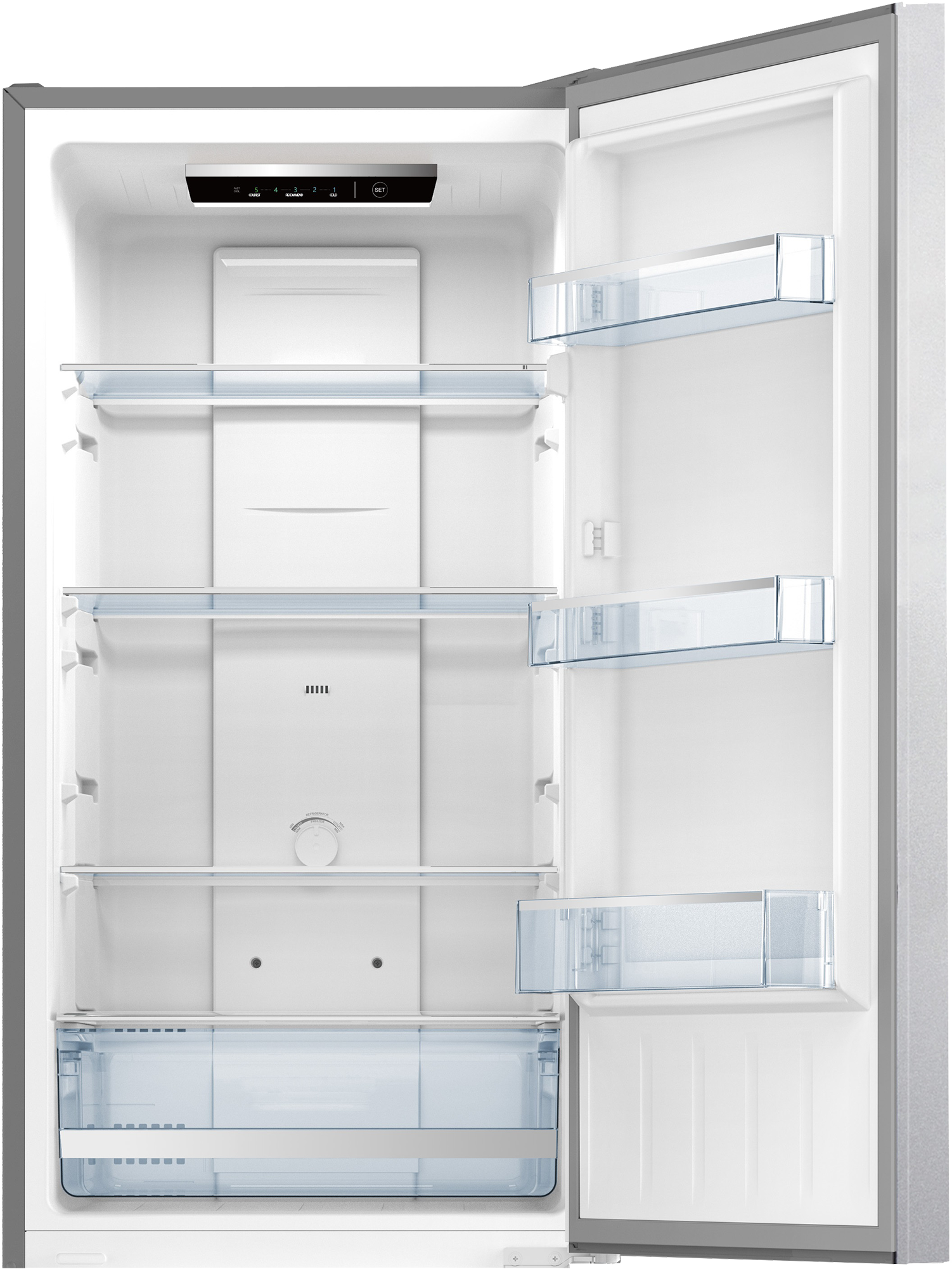 Beko B3RCNO256S Kühl-/Gefrierkombination, Nutzinhalt:250 L - Silber