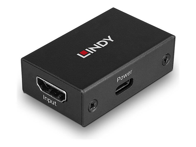 Lindy Video Extender - HDMI - 19-poliger HDMI Typ A / 19-poliger HDMI Typ A