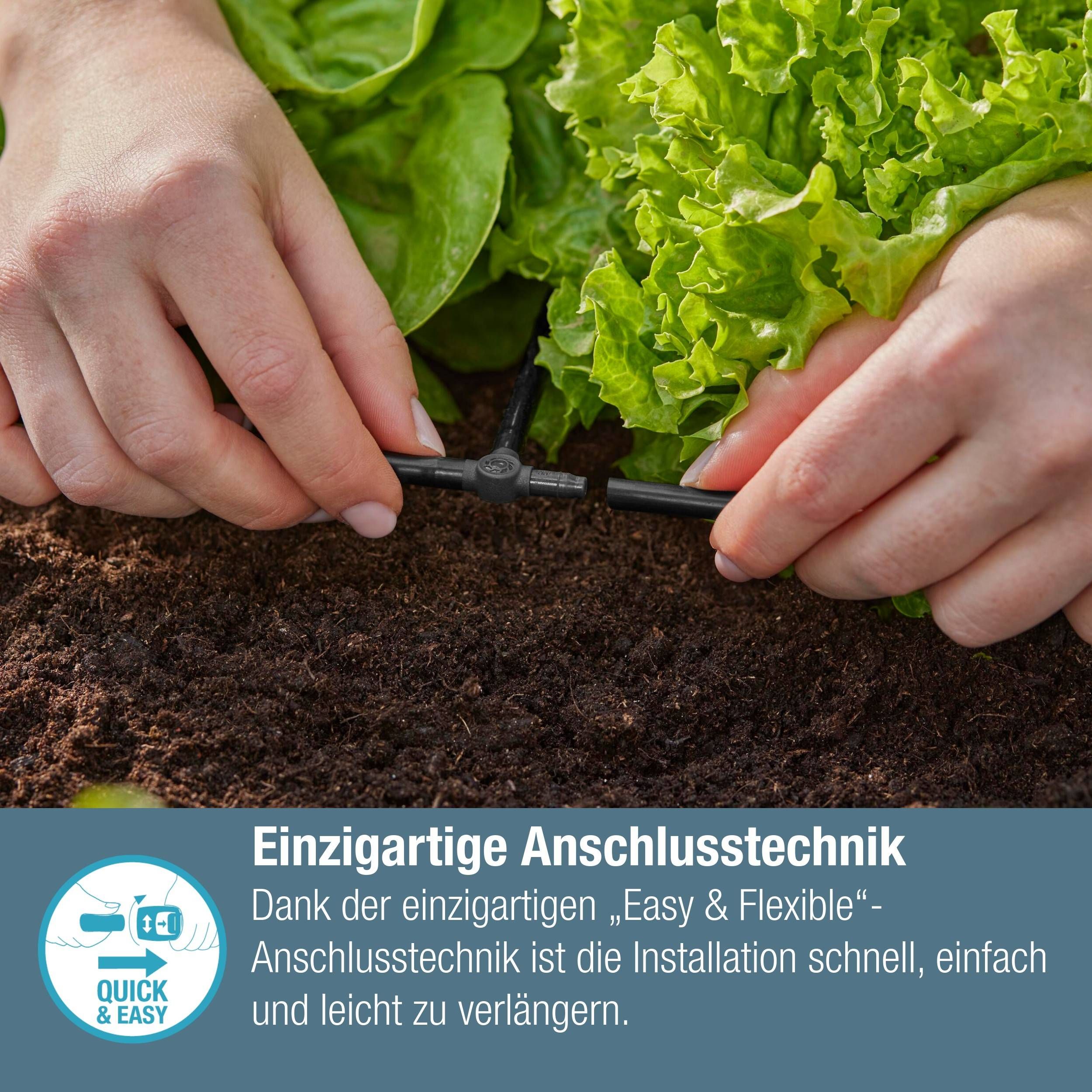 Gardena Micro-Drip-System T-Stück 4,6 mm (3/16") - Inhalt: 10 Stück