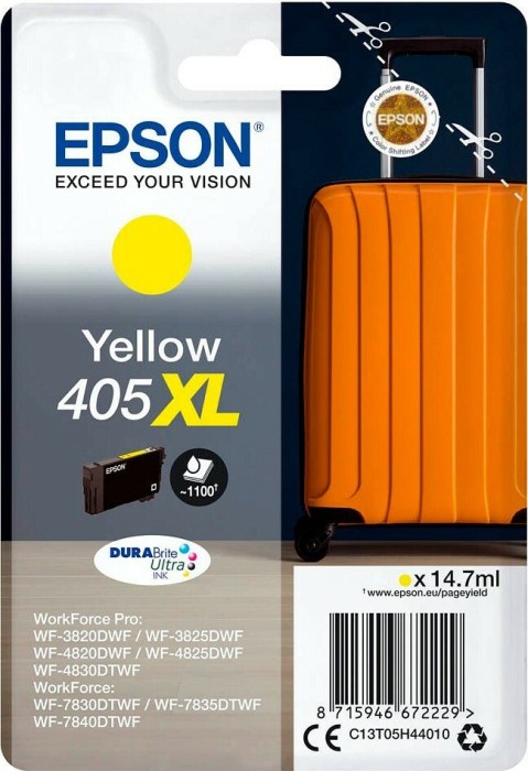 Epson Tinte Koffer 405XL Single, yellow