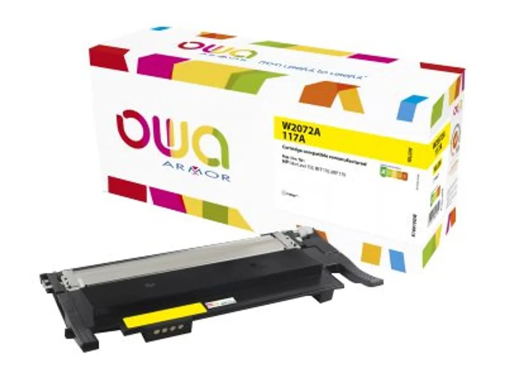 Armor OWA - High Capacity ++ - Gelb - kompatibel - wiederaufbereitet - Tonerpatrone (Alternative zu: HP 117A)