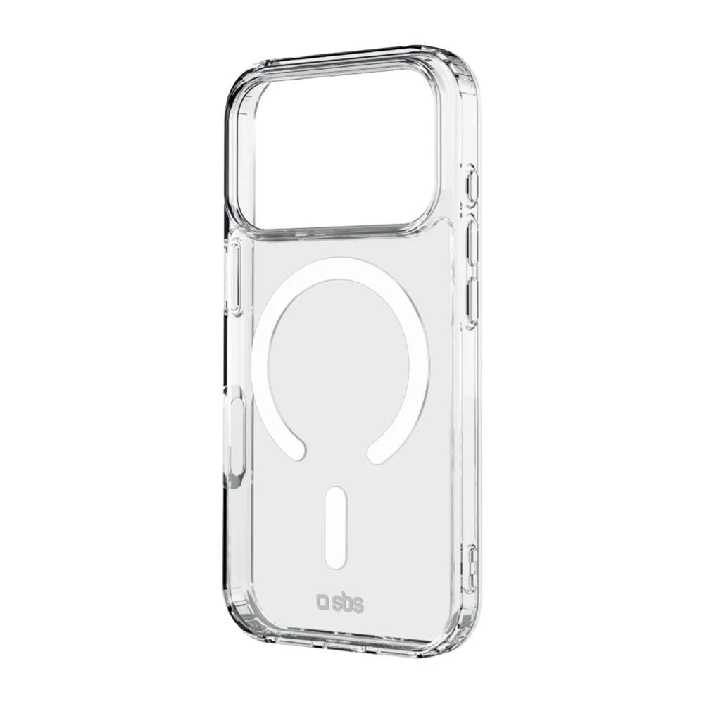 SBS LIGHT MAG MagSafe kompatibles Cover für iPhone 18 PRO MAX, transparent