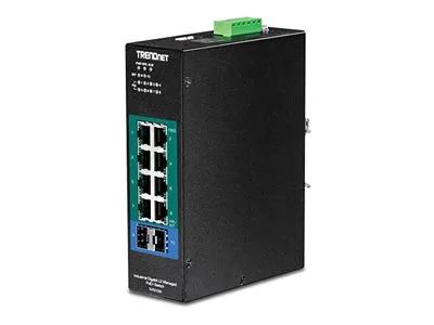 TRENDnet TI-PG102I - Switch - managed - 8 x 10/100/1000 (PoE+)