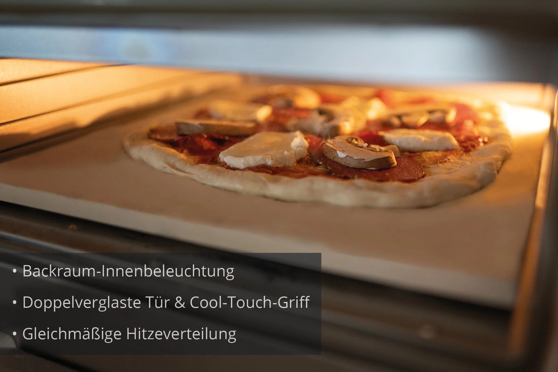 Unold 68816 Pizzaofen Luigi, Edelstahl