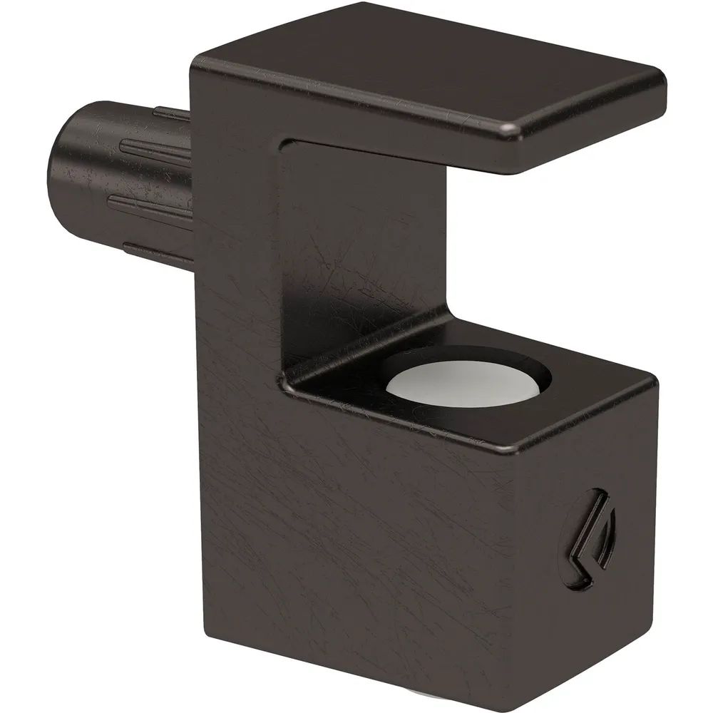 ITALIANA FERRAMENTA Glasbodenträger GRACE zum Stecken Glas 5-6 mm, vern. schwarz