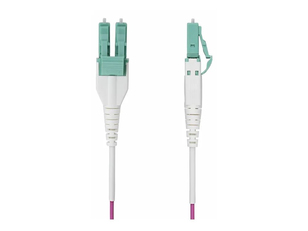 StarTech.com 15m (49.2ft) LC/LC (UPC) OM4 Multimode Fiber Optic Cable - Patch-Kabel - LC/UPC Duplex Multi-Mode (M)