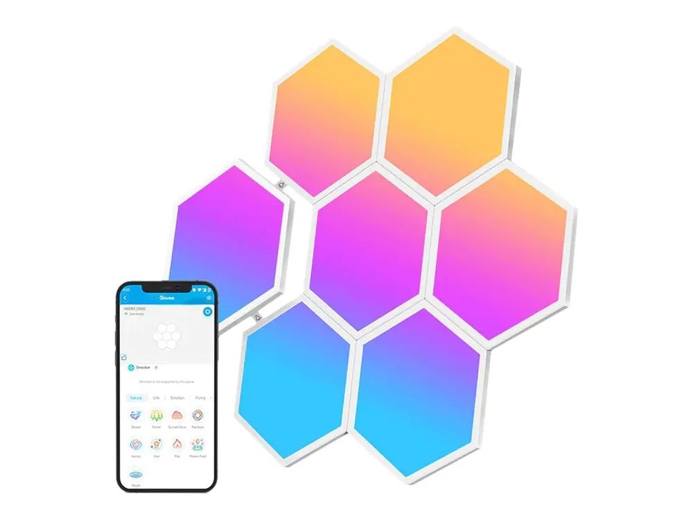 Govee Glide Hexa - Licht-Panel - LED - RGBIC (Packung mit 10)