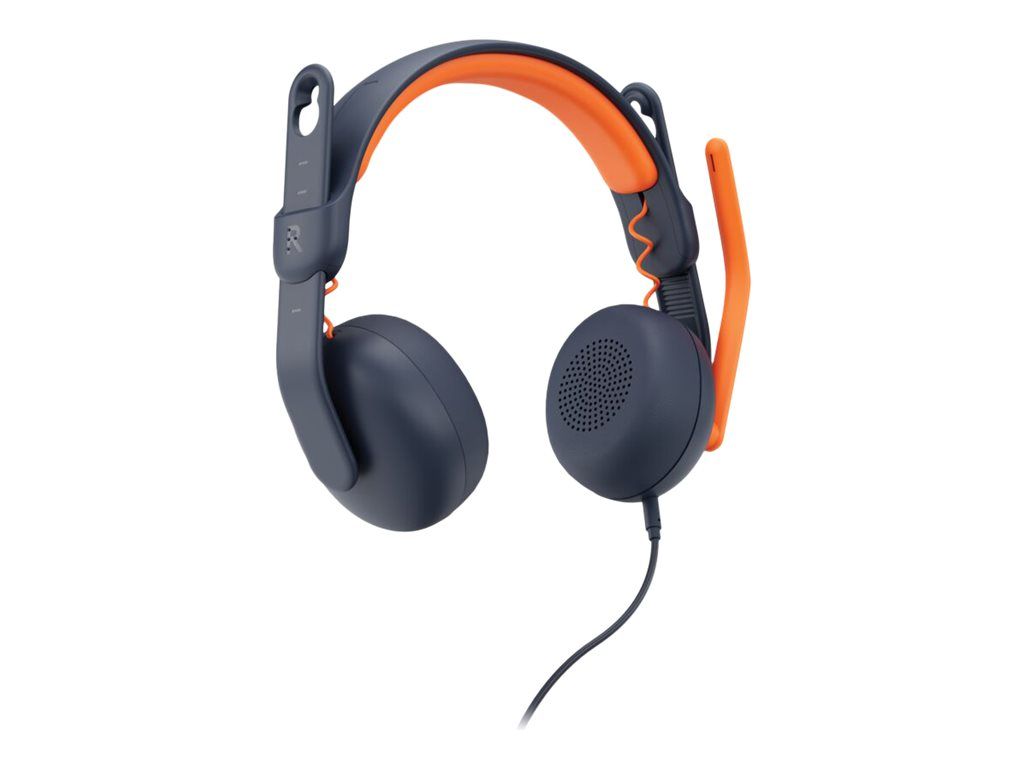 Logitech Zone Learn Wired On-Ear Headset for Learners, 3.5mm AUX