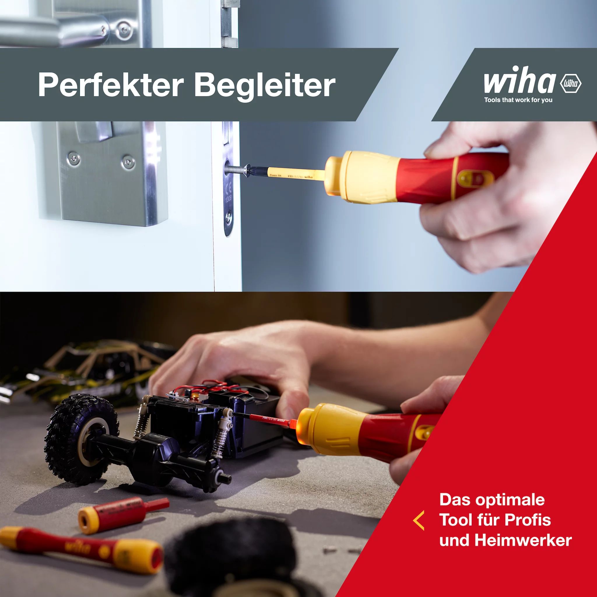 Wiha E-Schraubendreher speedE® II electric 7-tlg mit slimBits, Batterien und USB-Ladegerät in L-Boxx