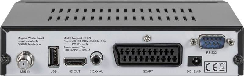 Megasat Set-Top-Box HD 370