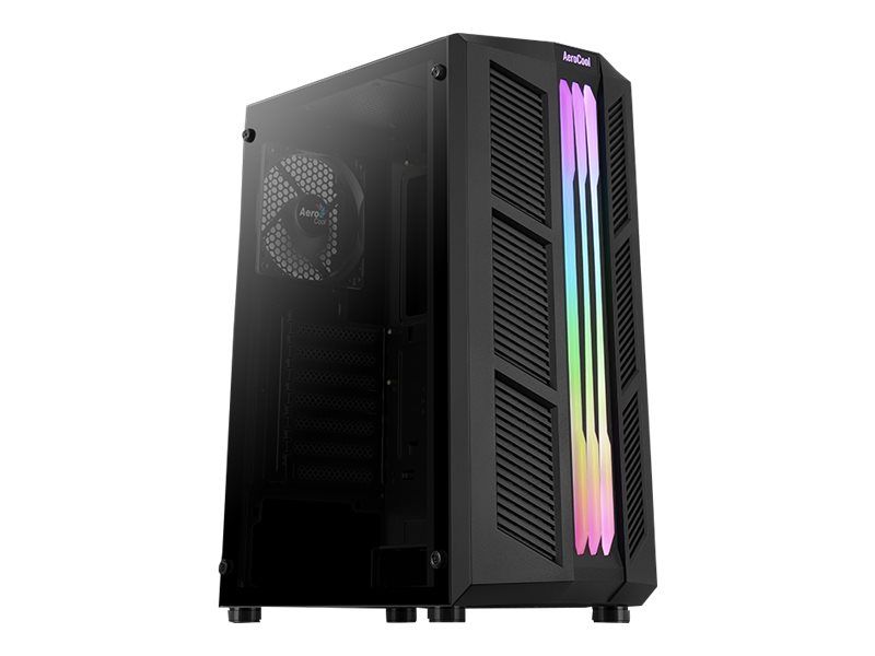 AEROCOOL ADVANCED TECHNOLOGIES AeroCool Prime - Mid tower - ATX - Seitenteil mit Fenster (gehärtetes Glas)