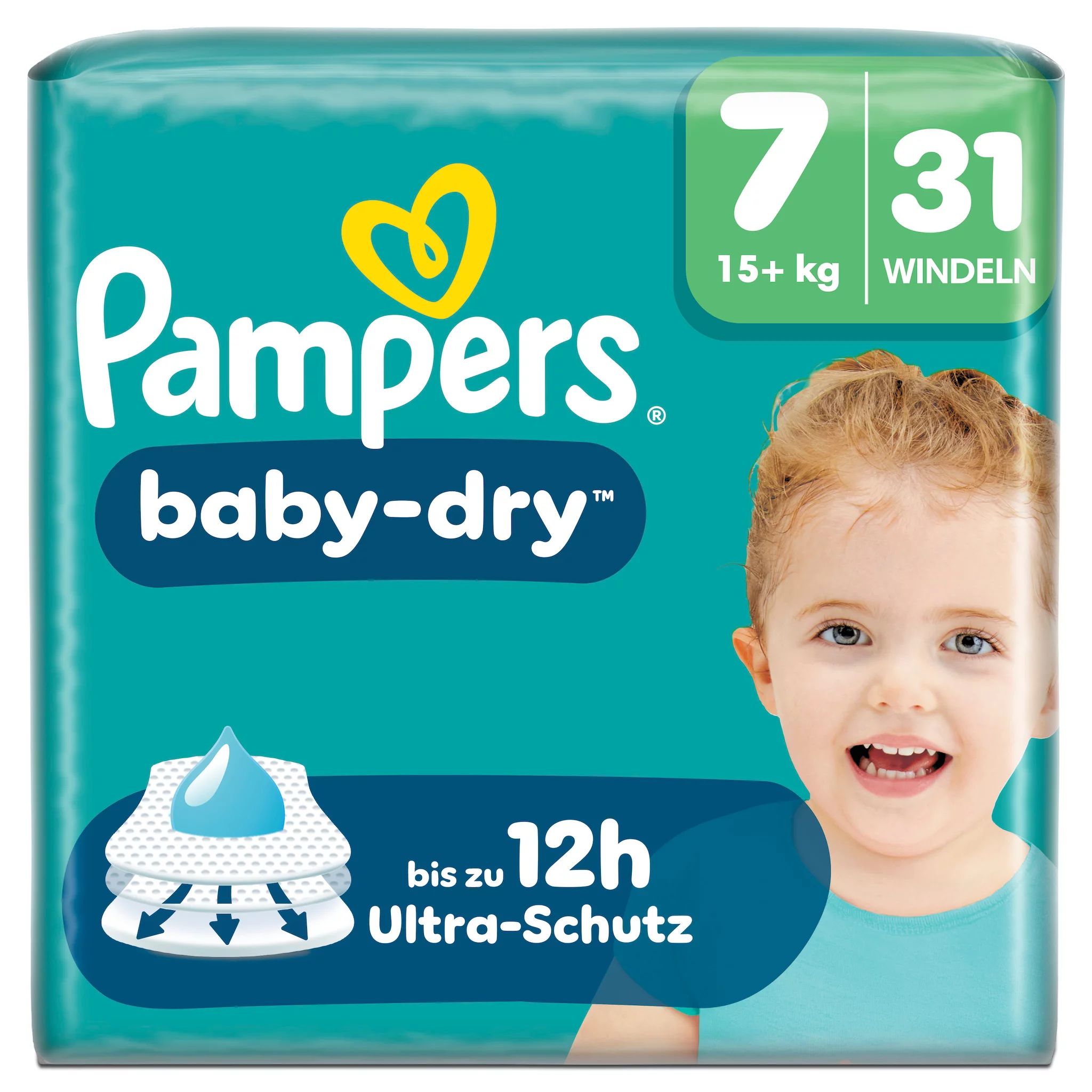 Pampers Baby Dry Gr.7 Extra Large 15+kg 