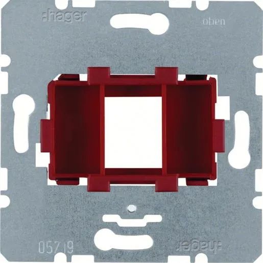 Hager TRAGPLATTE ROTER AUFNAHME 1-FA / HAGERS WDF4611R MODUL JACKS WDF4611R