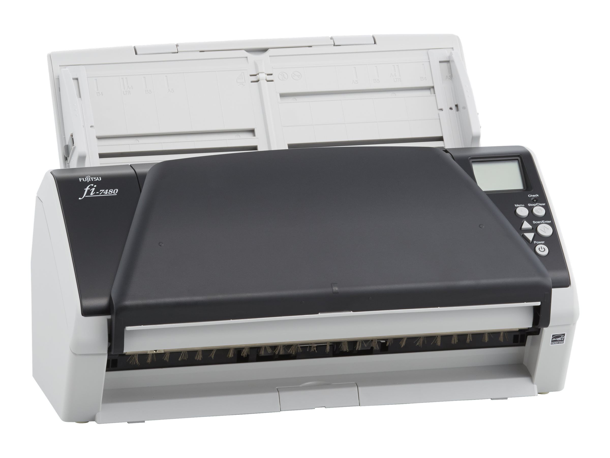 Fujitsu fi-7480 - Dokumentenscanner - Dual CCD - Duplex - 304.8 x 431.8 mm - 600 dpi x 600 dpi - bis zu 80 Seiten/Min. (einfarbig)