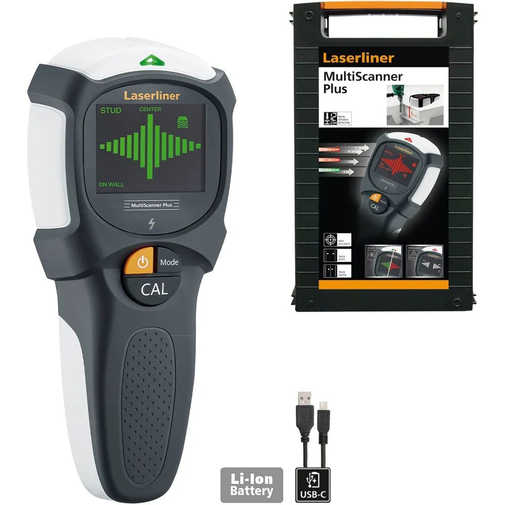 LASERLINER Ortungsgerät MultiScanner Plus 3,7 V / 0,3 Ah (IEC) Li-Ion