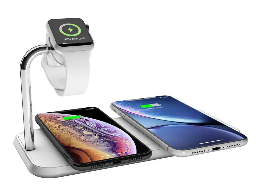 Zens Dual+Watch Aluminium Wireless Charger