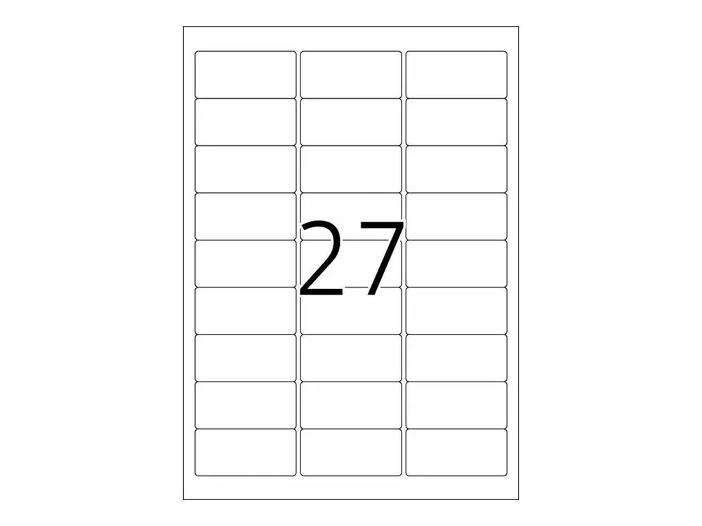 HERMA Special - Papier - matt - permanent selbstklebend - Luminous Red - 63.5 x 29.6 mm 540 Etikett(en) (20 Bogen x 27)