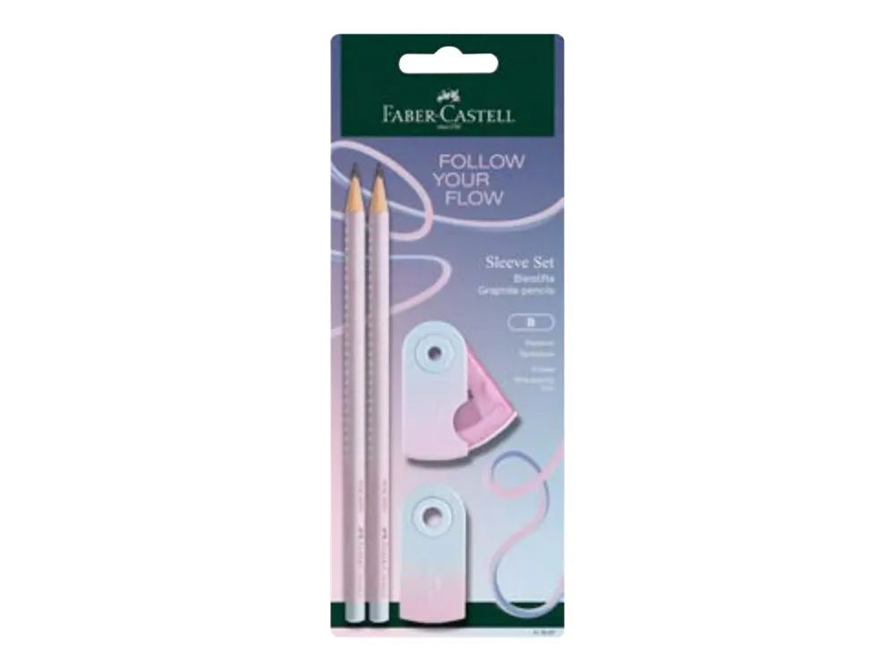 FABER-CASTELL GRIP 2001 Flow Edition - Bleistift - Grafit (Packung mit 2)