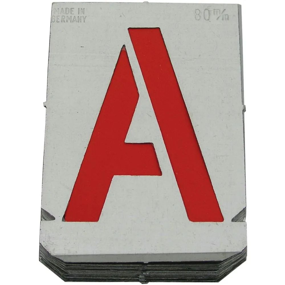 Dönges GmbH & Co.KG  Signierschablonen-Satz Buchstaben 60 mm