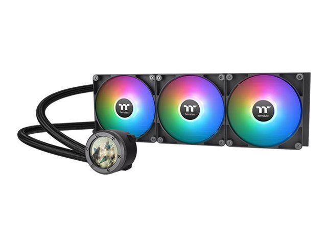 Thermaltake TH420 V2 Ultra ARGB Sync - Prozessor-Flüssigkeitskühlsystem - Kühlergröße: 420 mm - (für: LGA2066, LGA2011-3, LGA2011, LGA1700, LGA1200, LGA1156, LGA1155, LGA1151, LGA1150, AM5, AM4, AM3+, AM3, AM2+, AM2, FM2, FM1)