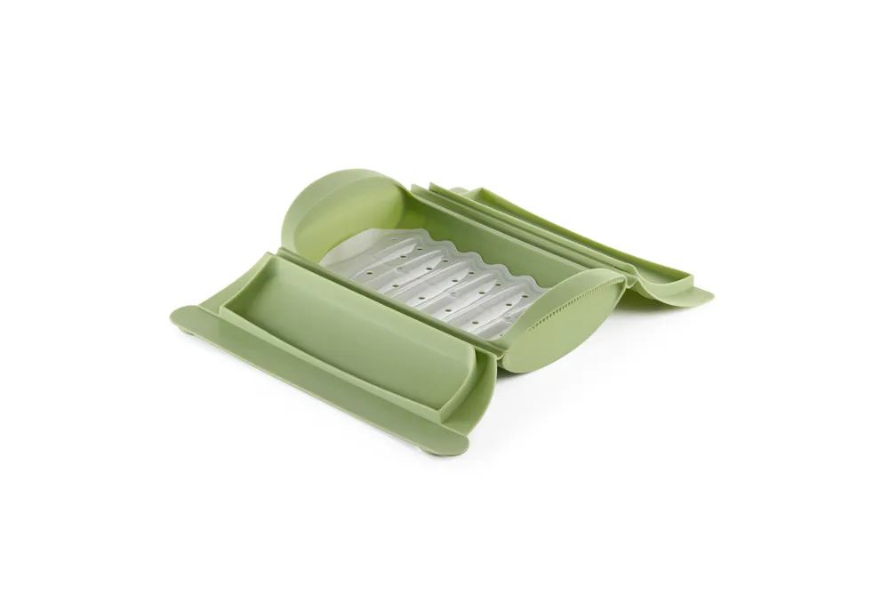 Lékué Dampfgarer mit Ablage, 4 Portionen - Green