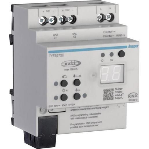 Hager KNX DALI GATEWAY TW 2FACH REG / HAGERS HTYFS672D