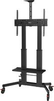 Vision X-Series VFM-F27 - Wagen - Höhe einstellbar - für LCD-Display - Stahl, Aluminium - mattschwarz - Bildschirmgröße: 139.7-254 cm (55"-100")